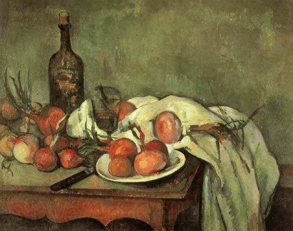 Paul Cezanne Nature morte aux oignons France oil painting art